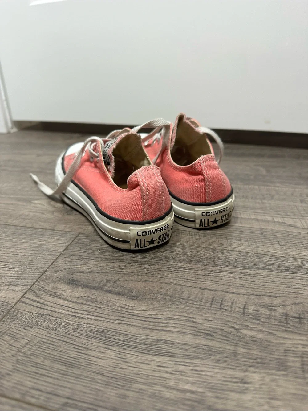 Converse Coral Pink Low Top Sneakers - Picture 3 of 3